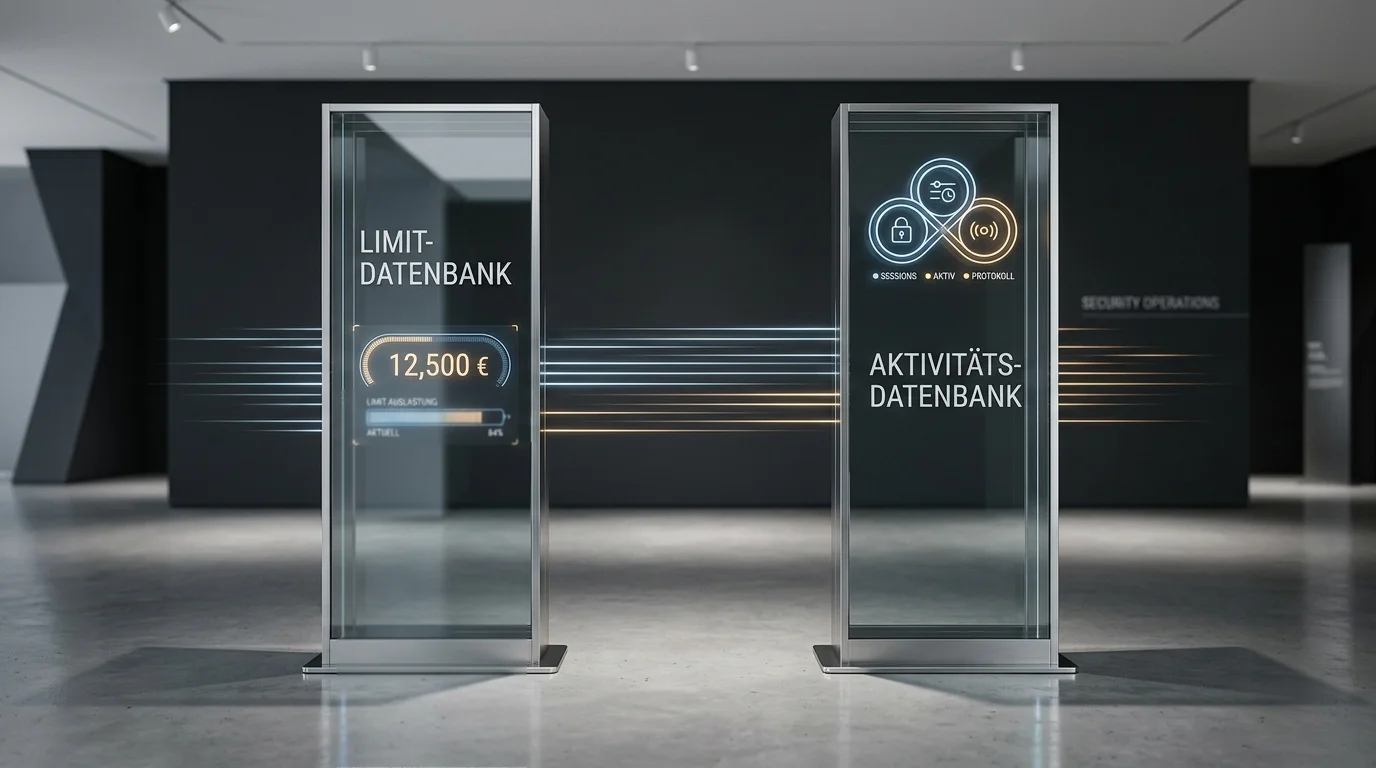 Schematische Darstellung der zwei Säulen des LUGAS-Systems mit Limitdatei nach § 6c und Aktivitätsdatei nach § 6h GlüStV 2021